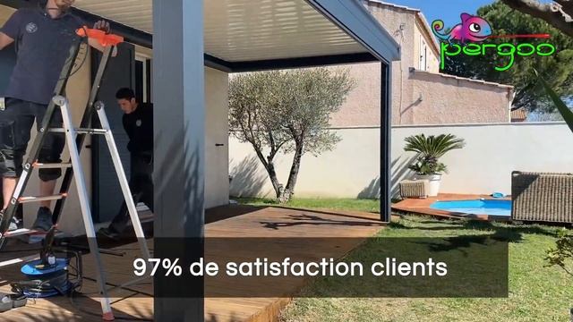 Réalisation de Pergola Bioclimatique - Pergoo смотреть онлайн