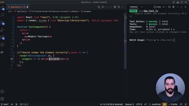 #37 - Detaylar - Provider ile Component Sarmak - Custom Wrapper - Modern Frontend Testing смотреть онлайн