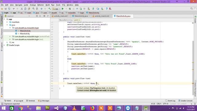 How to use SharedPreferences in android Studio to store and fetch values (Part 2) смотреть онлайн