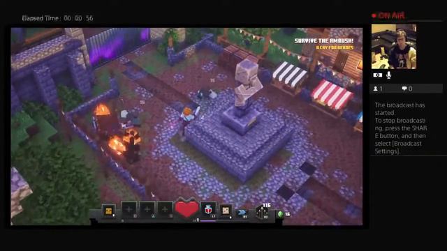 Just having fun(Minecraft Dungeons) смотреть онлайн