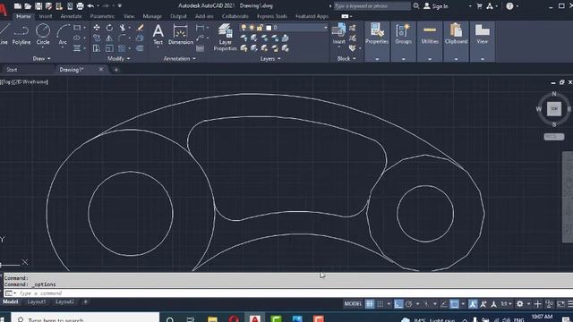How to Draw object In AUTOCAD смотреть онлайн