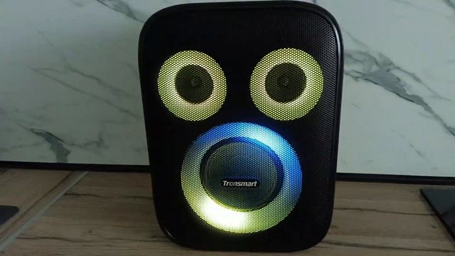 Обзор портативной колонки Tronsmart Halo 200. Топовый флагман для наслаждения. регулировка подсветк