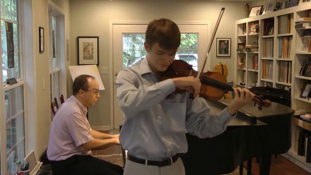 Henryk Wieniawski - Polonaise Brillante Op. 21 - Sam Parrini, violin смотреть онлайн