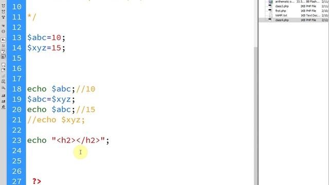 02 Assignment Operator in PHP Hindi/urdu смотреть онлайн