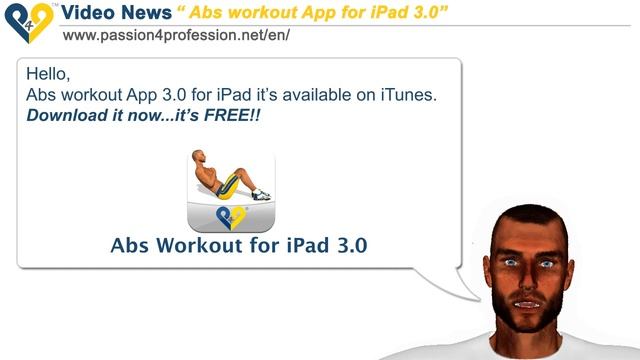 Abs Workout App for iPad Available on Itunes смотреть онлайн