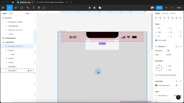 Создаем дизайн мобильного приложения в Figma | 1/3 делаем прототип смотреть онлайн