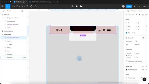 Создаем дизайн мобильного приложения в Figma | 1/3 делаем прототип