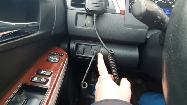Рация Optim Apollo v 3.0. Крепление тангенты в Toyota Camry V50. смотреть онлайн