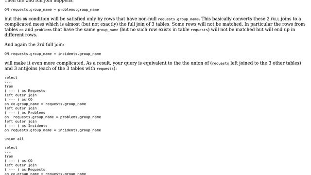 Databases: Full Outer Join shows NULL when Group By is used (3 Solutions!!) смотреть онлайн