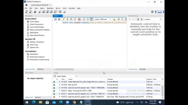 Chapter 5 - MYSQL Revision || Class 12||SQL Query || How to Create a Table|| How to insert data|| смотреть онлайн