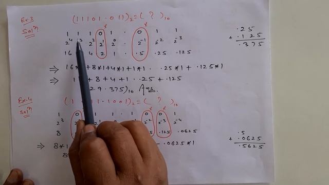 Fractional Binary number to decimal Part 3.fractional binary number ko Decimal no. mai kaise chang смотреть онлайн