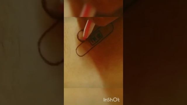 #short new heart ❤️ tattoo design with #bandage .. смотреть онлайн