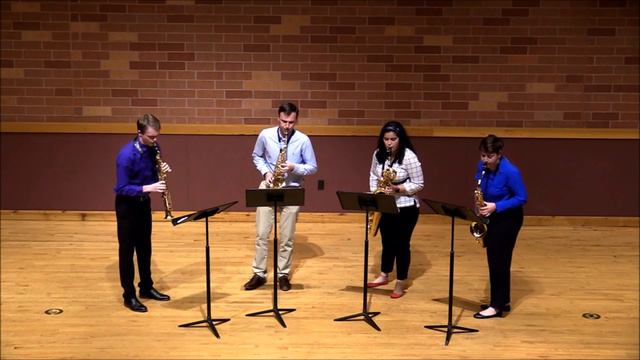 Rachmaninoff, Prelude in C# Minor - for saxophone quartet смотреть онлайн