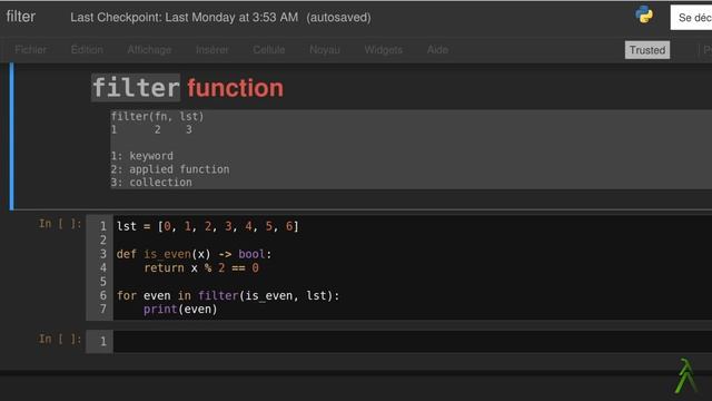 Python: Filter function in 1:30 minute смотреть онлайн