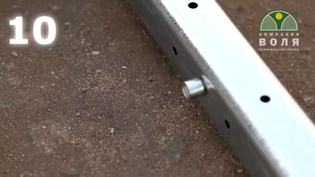 Сборка и установка теплицы со сдвижной крышей «Презент» Теплица66 смотреть онлайн