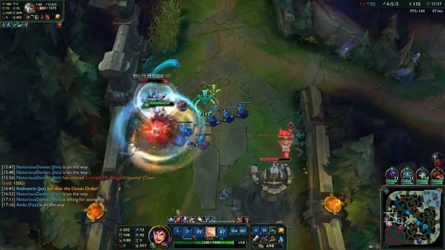 Garen tower diving - League of Legends смотреть онлайн