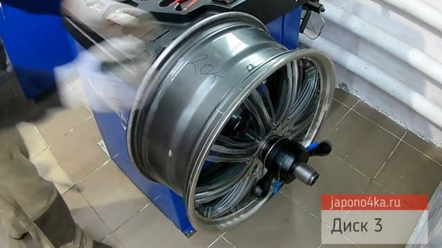 Проверка на балансировочном станке дисков Enkei 17" смотреть онлайн