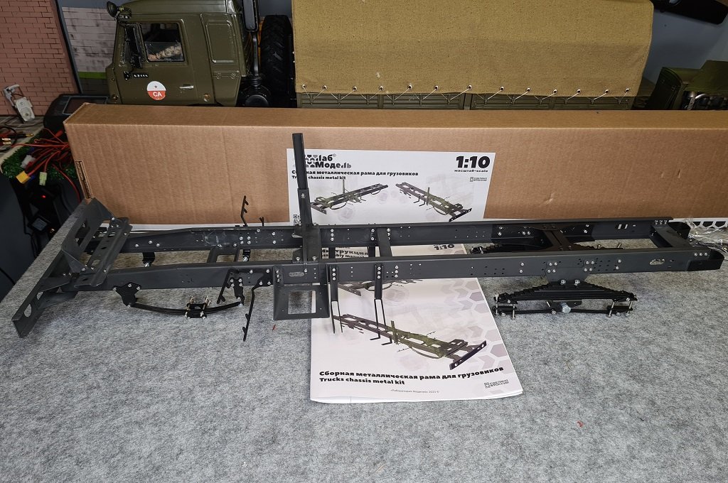 Сборка рамы RC Камаза 6х6 от Лаборатории моделей.