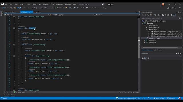 Using appsettings.json in .NET Core Console Applications // The Code смотреть онлайн