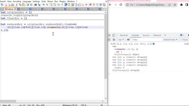 #15 - Remove duplicate keys and merge array values of an object in JavaScript смотреть онлайн