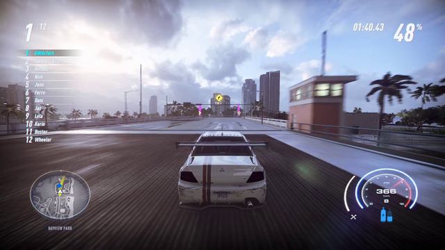 THE FASTEST CAR IN THE GAME!!!!(NFS HEAT Mitsubishi Lancer evo ix) смотреть онлайн