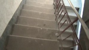 Спускаемся по лестнице, оздоровление без затрат денег и времени, спорт, тренировка