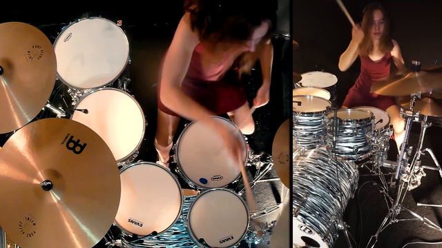 Fat Bottomed Girls (Queen); drum cover by Sina смотреть онлайн