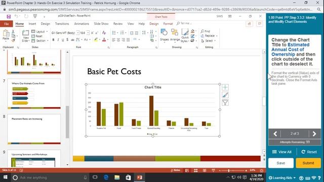 PowerPoint Chapter 3 Hands-on Exercise 3 Simulation for MyITLab for Office 2019 смотреть онлайн