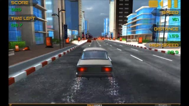 Let's Play: City Car Racer (3D WebGl Driving Game) смотреть онлайн