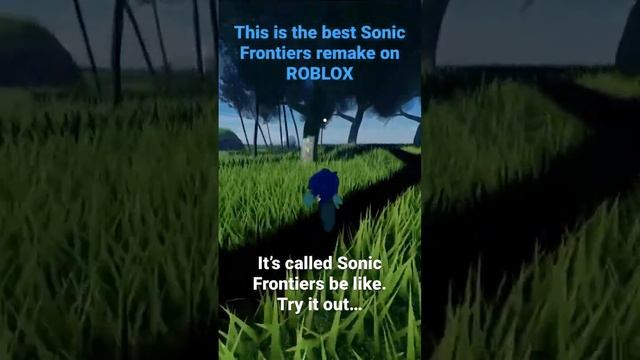 The most realistic ROBLOX Sonic Frontiers game. смотреть онлайн