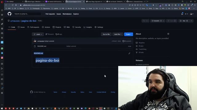 Como publicar site grátis na internet utilizando o GitHub Pages com Bootstrap | Hospedar Site Gráti смотреть онлайн