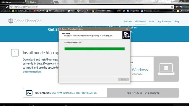 Instalación de Phonegap y Node Js смотреть онлайн