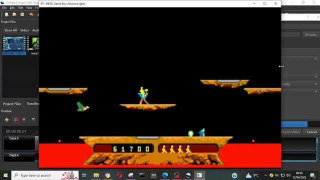 JOUST Midway's Greatest Arcade Hits Nintendo Game Boy Advance WILLIAMS 2000 смотреть онлайн