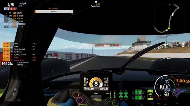 Мини чемп LMP 3 в Pcars 2 (Mount panorama) смотреть онлайн