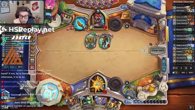Rank 1 is TOO EASY For Glory's Rogue Deck - Stash Rogue - Hearthstone смотреть онлайн