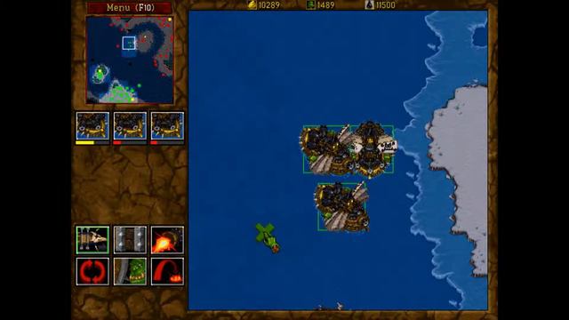 Warcraft II: Tides of Darkness: Orc Campaign: The Razing of Tyr's Hand смотреть онлайн