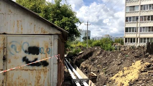 Проложили дорогу через жилой дом и почему не сносят синий домик в Одинцово (ЖК ОДИНБУРГ). смотреть онлайн