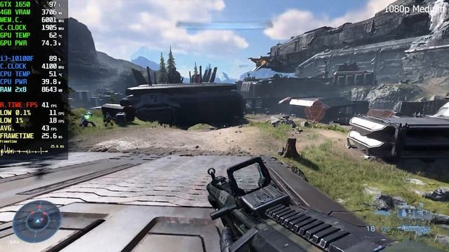 Halo Infinite | GTX 1650 + i3 10100f | Native 1080p All Settings смотреть онлайн