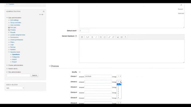 Create Quiz In Moodle.  #Moodlequizzes #teachingonline