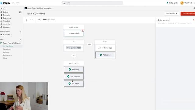 Quick start in React Flow: how to use templates and create a workflow? смотреть онлайн