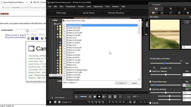 Converting RAW files to Jpeg using Canon Digital Photo Professional 4.x.x смотреть онлайн