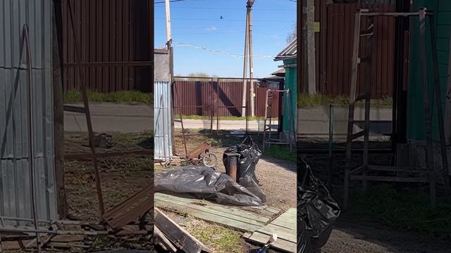 Наконец я не лажу через забор)! Как устанавливают ворота из профлиста смотреть онлайн