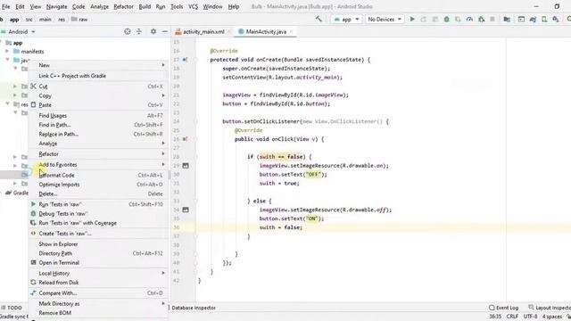 How to Create On Off Bulb in Android Studio | On Off Bulb | androidCODE смотреть онлайн
