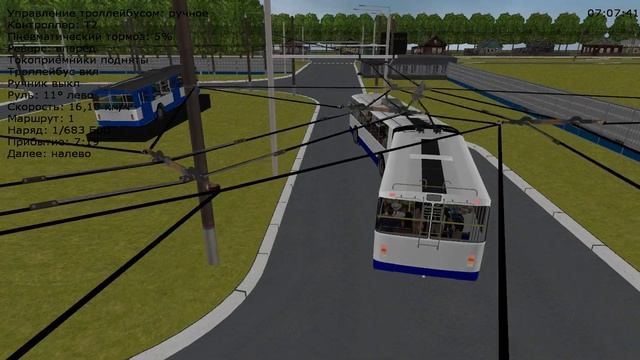 TranCity обзор карты EL PADLO на троллейбусе ЗиУ 683Б