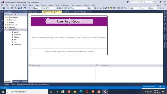 How To Create RDLC Report in VB.Net Windows Form Application With SQL Server смотреть онлайн