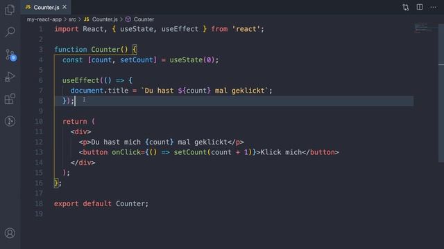 Die useEffect Hook | React Grundlagen смотреть онлайн