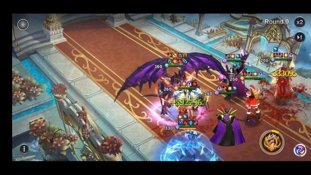 Trials of Heroes. New Dark Maze, fight with boss for 156 levels of player. Босс в новом лабиринте. смотреть онлайн