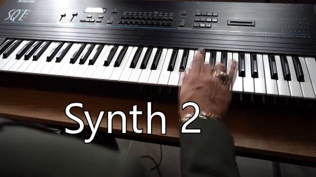 Making A Beat Using ONLY The Ensoniq SQ1 Plus Keyboard - Part II Featuring Scotty 2X