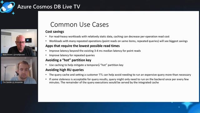Azure Cosmos DB integrated cache - Episode 17 смотреть онлайн