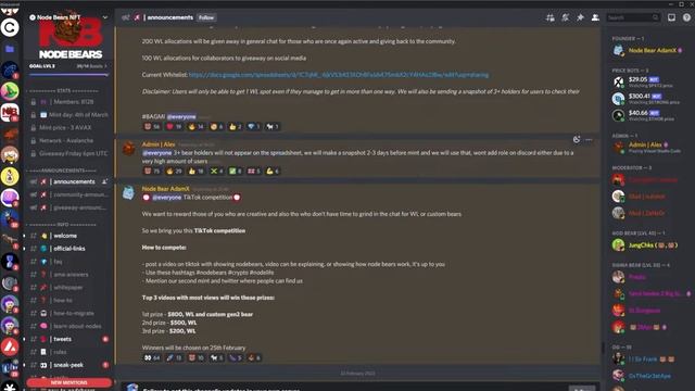NODE BEARS NFT GEN 2 (FREE $STRONG $THOR $PRX NODES WITH NODE BEARS GIVEAWAYS) смотреть онлайн
